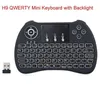 Беспроводная клавиатура с подсветкой H9 Fly Air Mouse Мультимедийный пульт дистанционного управления Тачпад Ручная QWERTY с черной подсветкой для Android TV BOX