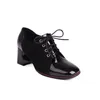 Dress Shoe Shoes 2023 Autumn High Heel Women Cross Strap Splice Trendy Office y Size 43 Dropshopping 231017