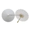 parapluies 60pcs parasols de mariage de mariée articles de beauté en papier blanc mini-parapluie chinois diamètre 60cm sn4664 livraison directe à domicile dhejz