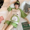 Sexy Pyjamas Sleepwear Lovely Home Suits Sexy Pyjama Night Sleepwear Female Pajamas Set with Shorts Nightie for Ladies M-5XL 230922