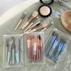 Makeup Brushes Tools 8 Brush Set Mini PU Bag Portable Beginner Blush Eyeshadow Tool 230922