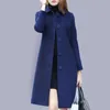 Women Blend en Płaszcz Długie brytyjska kurtka jesienna Kobiet Kobiet Kurtka zimowa Kobiet Outer Outercoat Kobiet Cardigan 230922