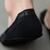 Erkek Çoraplar 3Pair/Lot Erkekler Tekne Moda Moda Nefes Alabilir Silikon Kayma Olmayan Kesim Düşük Kesik Ayak Bileği Terlik Görünmez Buz Skil Sox