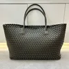 Cabat Weave Tote Torka na zakupy duże torebki torebka zamek błyskawiczny oryginalny designerski designer