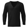 Maglioni da uomo Maglione con scollo a V maschile Cardigan solido Pullover Cappotto invernale monocolore Maglione Autunno Streetwear Abbigliamento uniforme Morbido Jum