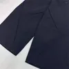 Pantaloni da uomo oversize retrò al ginocchio doppia camera patchwork gamba larga neri e cargo casual dritti da donna unisex