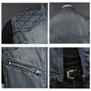 Herenvesten 2023 Hemdje Denim Vest Heren Mouwloos Jeansjasje Gepersonaliseerde Motorfiets Hiphop Streetwear Vesten Ritszakken 230922