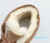 Sheepskin And Wool One-piece Snow Men's Shoes Winter Warm Non-slip Genuine Leather Cold Outdoor Travel