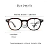 Okulary przeciwsłoneczne ramy retro żółwi okrągłe okulary rama octan recepta men okularów szczotki dla marki projektanta