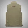 Chalecos para hombre FGKKS Primavera Hombres Chaleco Ocio al aire libre Chaleco de color sólido Joven Pografía de mediana edad Pesca Chaqueta casual Hombre 230921