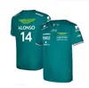 Heren T-shirts 2024 Aston Martin F1 3D Printing T-shirts Heren Dames Sport Mode O-hals T-shirts Kinder T-shirt Tops Formule 1 Racing