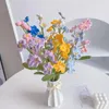 Decorative Flowers Knitted Artificial Woolen With Stems For Festival Party Table Centerpieces Decoration Mother's Valentine's Day