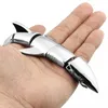 Bracelet en acier inoxydable pour hommes lourds, squelette de dinosaure, crâne, Scorpion, tigre, mille-pattes, requin, chaîne