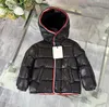 kids hoodies kid designer coat baby clothes girl boy hooded jacket 100% white duck down filling outwear warm winter red black