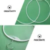 Hangers 10 Pcs Bikini Hanger Circle Hooks Circle-shape Rack Ring Drying Stainless Steel Women's