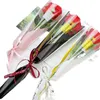 Светодиодная подсветка Роза Светящийся шелковый цветок Товары для дня рождения Свадебные украшения День святого Валентина День матери Хэллоуин Искусственные поддельные цветы