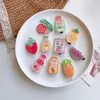 Haarspangen Acryl Obst Getränke Baby Mädchen Pins Clip Haarspange Zubehör