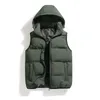 Men S vesten katoenen kap puffer vest s 230922