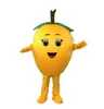 Cute Loquat Mascot Costume Handmade Suits Party Dress Outfits Clothing Ad Promotion Carnival
