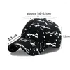 Ball Caps XdanqinX Adult Women Sports Adjustable Size Men Hip Hop Hats Fashion Graffiti Printed Baseball Cap Cotton Couple Hat Unisex