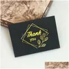 Autres fournitures de fête d'événement 100pcs cartes de voeux créatives mini mariage merci mes boîte-cadeau décoration carte d'anniversaire 20220830 E3 Dhcvv