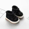 Babyschoenen 2023 Baby Winterlaarzen Voor Jongens Meisjes Rubberen Zool Peuter Outdoor Antislip Babyschoenen Warme Lamswollen Sneakers