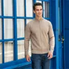 Chandails pour hommes AIOPESON Argyle Cardigan de couleur unie hommes décontracté qualité fermeture éclair coton hiver mode cardigans de base pour 230922