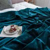 Couverture de luxe 500Gsm épaisse flanelle douce pour lits fausse fourrure vison jeter double reine taille couvre-lit couverture hiver chaud HKD230922