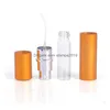 wholesale packaging bottles wholesale 7 colors 5cc smooth aluminium per bottle 5ml refillable atomizer travel fragrance glass spray drop deliv dho15