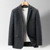 Ternos masculinos de negócios casual blazer estilo britânico elegante simples moda festa wear terno do cavalheiro jaqueta primavera outono casacos