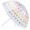 Umbrellas Kid's Clear Bubble Umbrella Men's And Women's Children's Transparent Long Handle Fashion