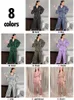 Sexy Pyjamas Pajama Sets Robes With Sashes Sexy Sleepwear Women Solid Satin Home Suit Wedding Night Silk Loungewear Loose Nightwear Pant Sets 230922