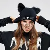Beanie/Skull Caps Cat Ears Kvinnor Ny hatt stickad akryl Varma vinterhår Caps virkade päls hattar x0922