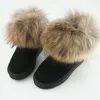 Boots Free Delivery Genuine Cowhide Leather Womens Fur Winter Warm Ankle Classic Snow Various Colors Plus Size 230921