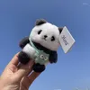 Schlüsselanhänger Plüsch Panda Nette Puppe Schlüsselanhänger Kreative Autoschlüssel Zubehör Paar Für Tasche Kawaii Schlüsselbund Großhandel