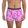 Sous-vêtements Rose Starfish Sous-vêtements Wave-Silhouette Design Boxer Shorts Trenky Man Respirant Brief Cadeau