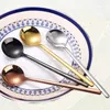 Coffee Scoops 304 Stainless Steel Tea Spoon Gold Small Round - The Ultimate Kitchen Essential For Elegance And Durabilit