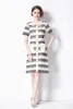 2023 Women's Casual Dress Classic Vintage Fashion Fashion Dress Fashion Designer Clothing Full Letter Luxury Premium Short Sleeve