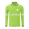 Mens Tees Polos 2023 Mens Basic Long Sleeve Fashion Polo Shirt Designer T-shirt broderad märke Kläder andas Polo Shirt Asia Code S-4XL