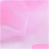 Sashes 48/72 cm 10 meter Sheer Crystal Organza Tle Roll Tyg för bröllopsdekoration DIY Arches Chair Party Favor Supplies 751 Drop Otkik