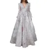 Abiti casual di base Elegante abito da sposa ricamato in pizzo Tulle bianco Sposa Lady Party Evening 230922