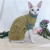 Kat kostuums herfst winter Sphinx kleding Devon Rex haarloze fluwelen dik kostuum huisdier kleding koraal voor katten Sphynx