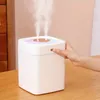 Large Capacity Double Spray LED Light Humidifier. Silent, Large Spray Essential Oil Diffuser, Suitable For Bedroom, Office And Hoom
