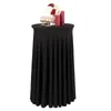 Table Skirt Round Cocktail Elastic Jellyfish For El Outdoor Home Wedding Party Birthday Decor