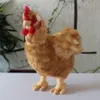 Bonecas de pelúcia galinha anime bonito galo plushie galo brinquedos de pelúcia lifelike animais simulação recheado boneca brinquedo presentes para crianças 230922