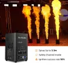 Jeden głowica Maszyna Stage Oświetlenie 1-3M DMX Flame Genius Safety Channel Fire Projector na imprezę klubów nocnych DJ LL