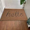 Tapijten gang thuis verdikte accessoires low profile decoratieve niet -slip deur mat hallo pad voor ingang indoor buiten gemakkelijk schoon