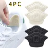 Pièces de chaussures Accessoires 2pc4pc Semelles Patch Coussinets de talon pour chaussures de sport Soulagement de la douleur Antiwear Pieds Pad Protecteur Autocollant arrière 230921