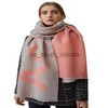 Schals Werbebrief Schal Original Autumnwinter Nordic Designer Home Wolle gewebt Geschenk x0922