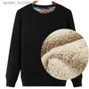 Men's Sweaters Autumn Winter Mens Fleece Sweatshirts Fuzzy Hoodless Wool Liner Sweater Thermal Underwear Pullover Tops Men Clothing Sweater L230922